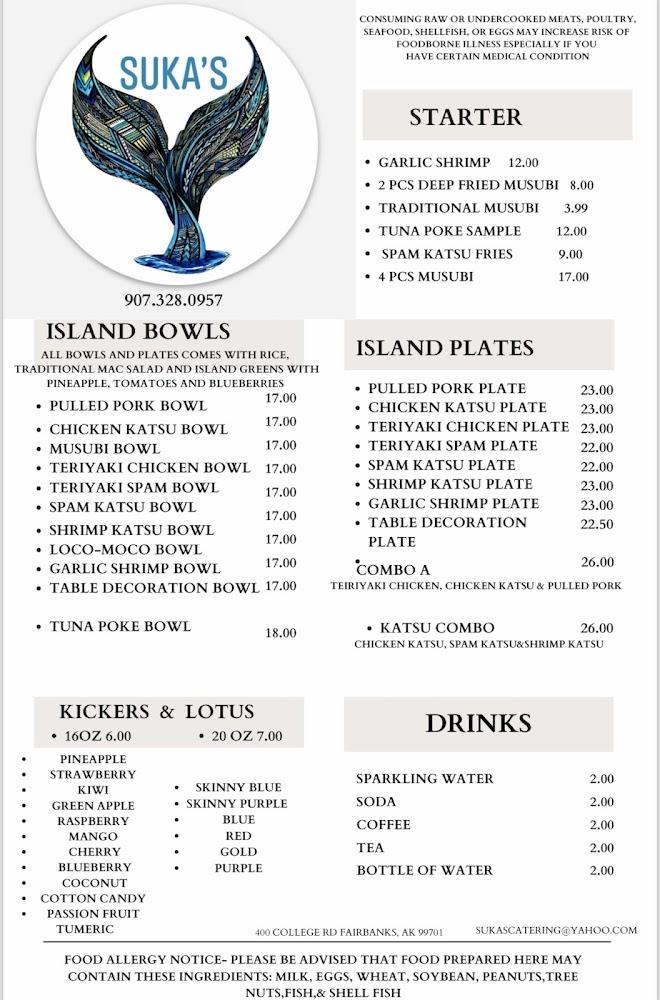 SUKA'S Polynesian Cuisine Musubi Bowl